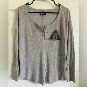 American Eagle waffle shirt women’s size M